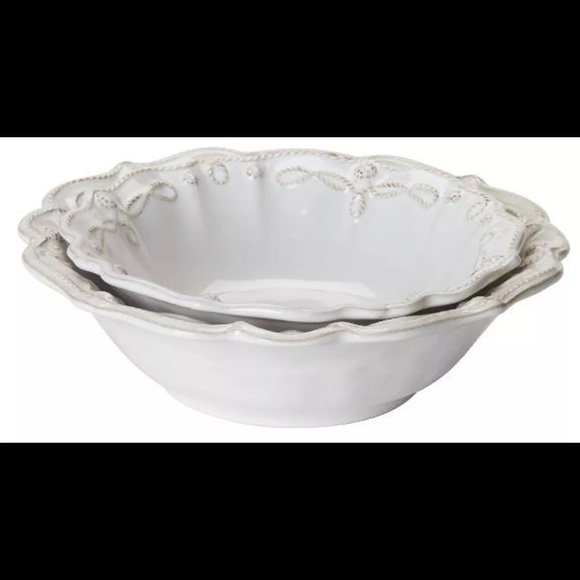 Juliska Jardins Du Monde Serving Bowls, Set of 2 - 11"W, 9"W - Picture 2 of 6